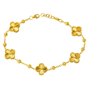 22 Ayar Yonca Bileklik